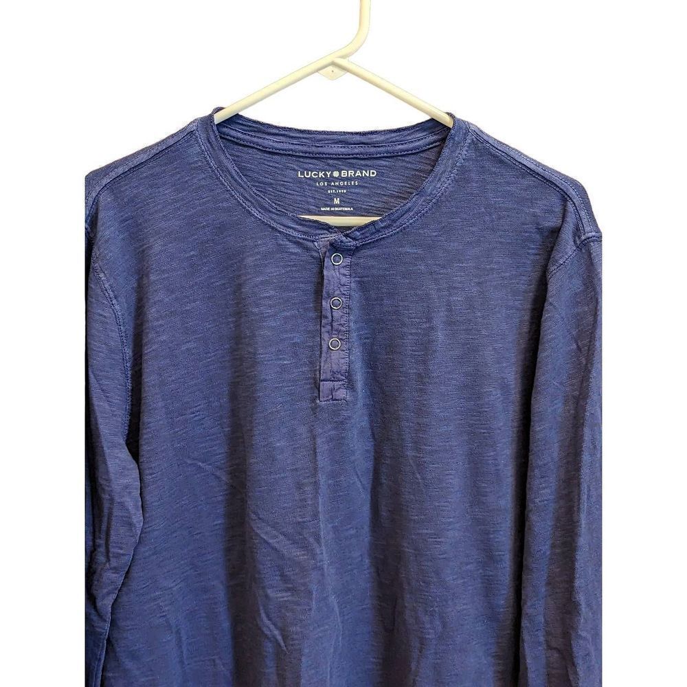 Lucky brand navy blue long sleeved top